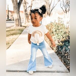Bailey’s Blossoms Denim Bellbottom Jeans